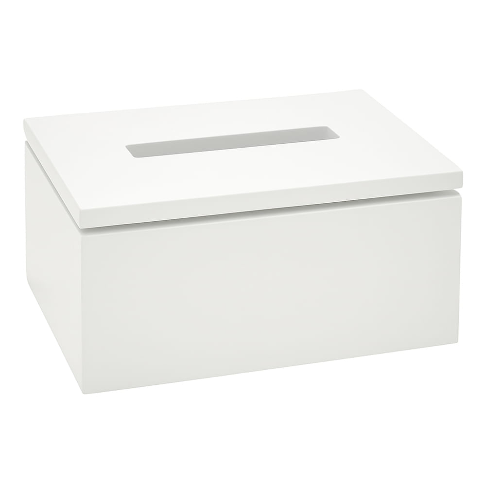 Porta Lencos Flex Branco Fosco Banho Mais